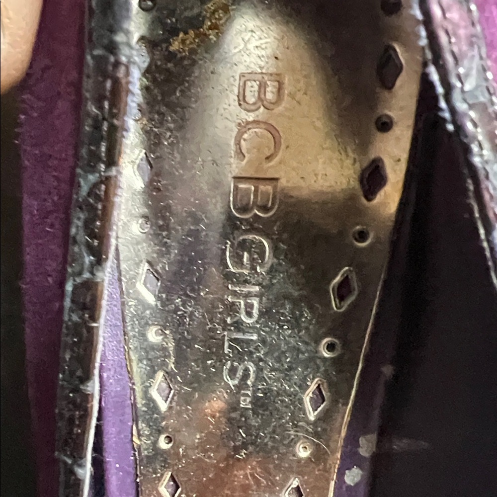 BCBGirls Deep Purple Heels - Picture 6 of 10